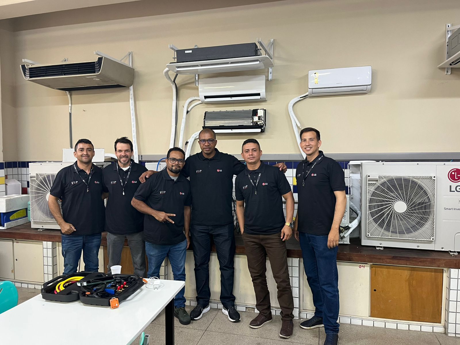 FAIFPI participa da formação de profissionais em climatização e divulga inscrições para nova turma do Programa VIP LG Partner