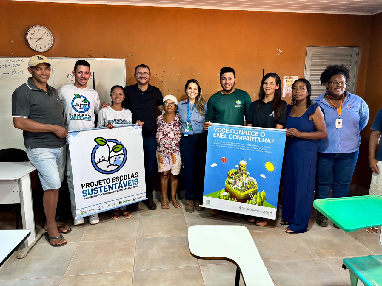 Projeto Escolas Sustentáveis alcança 100% das escolas públicas de São Gonçalo do Gurguéia com tecnologias sociais